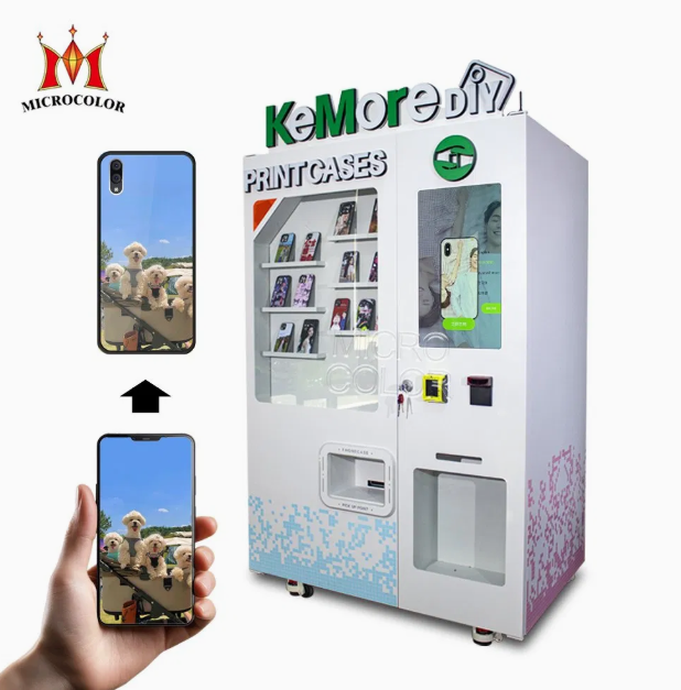 Custom mobile case printing vending machine business in India