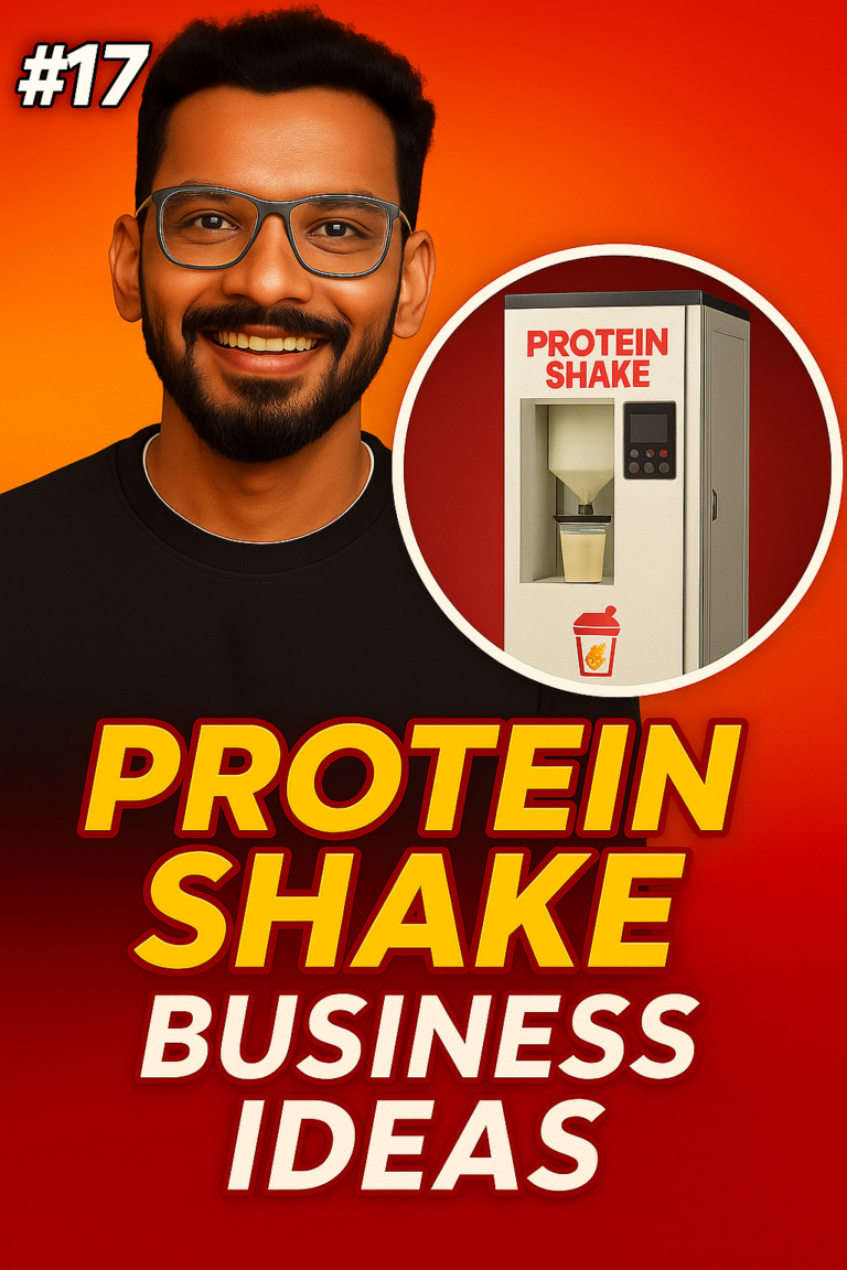 Protein shake vending machine business