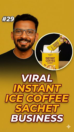 Instant pocket coffee sachet business plan