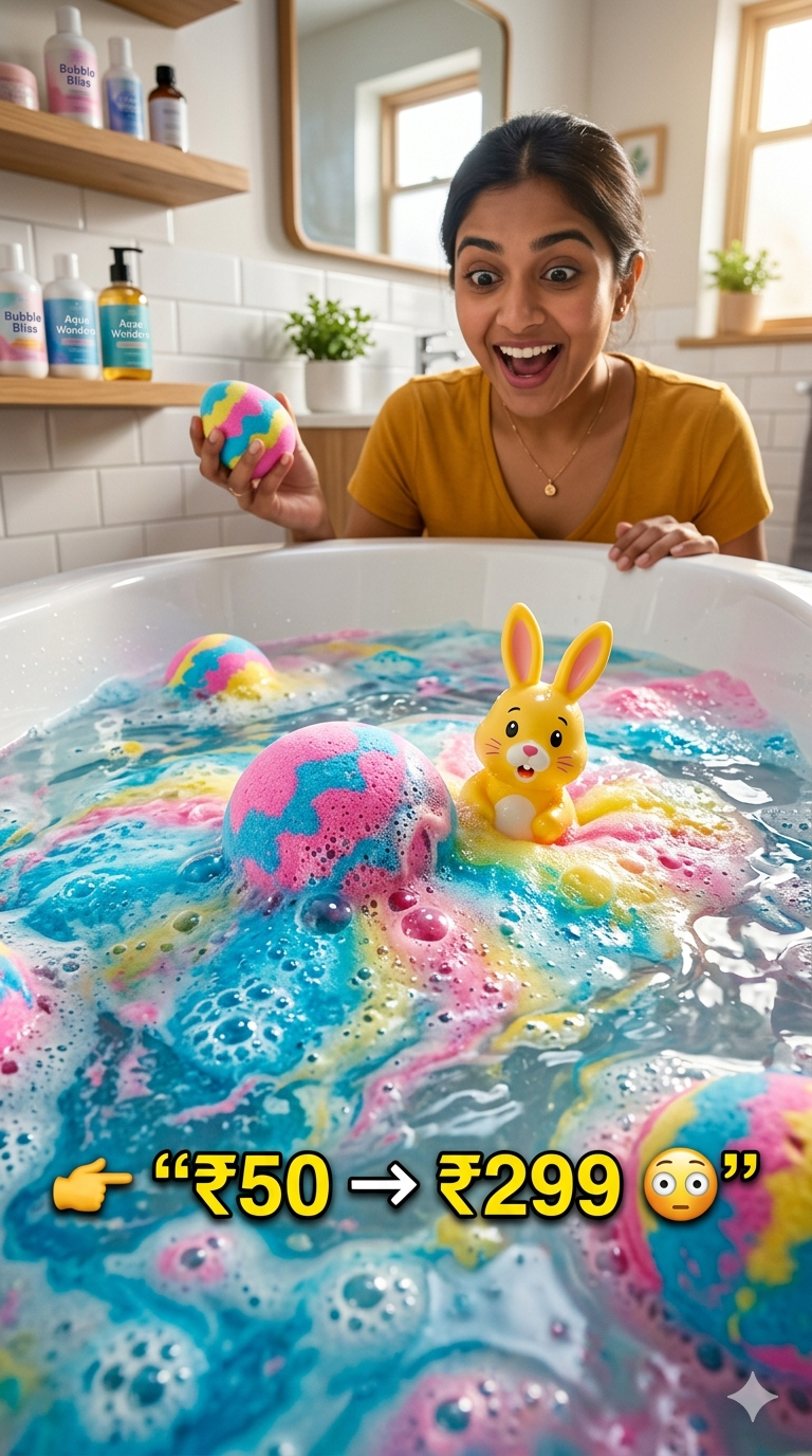 Bath bomb surprise toy business in India