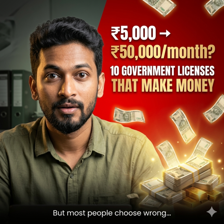 Government license business opportunities in India