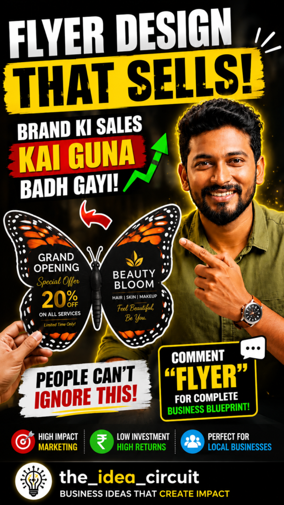Butterfly flyer business idea in India