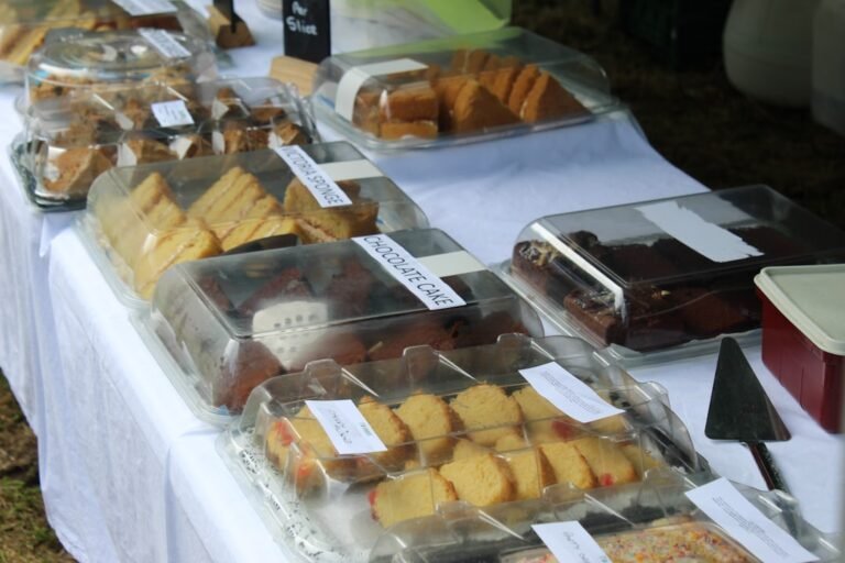 Dessert and bakery products for a food business
