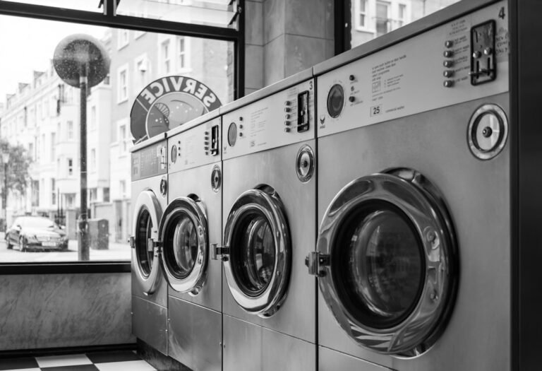 Commercial washing machines for a laundry business