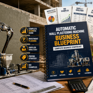 Automatic Wall Plastering Machine Business Blueprint (2026)