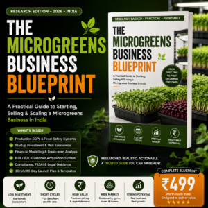 🌱 Microgreens Business Blueprint — India Edition