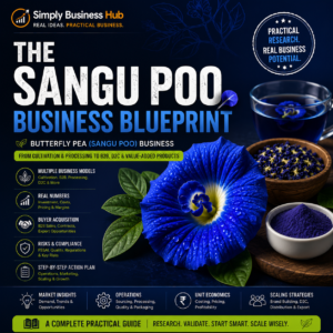 Butterfly pea Sangu Poo business blueprint India