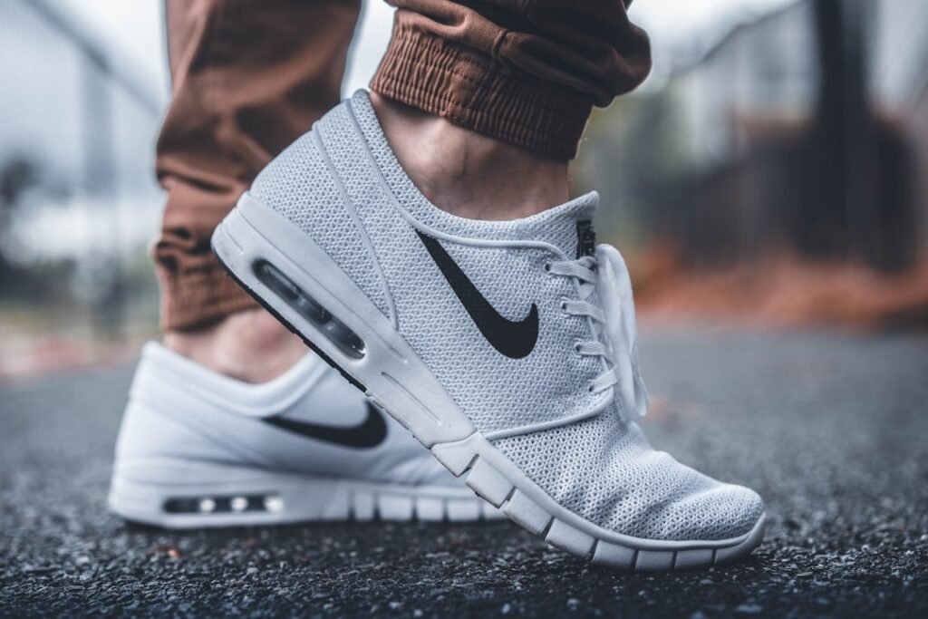 Sneakers for a shoe cleaning service business