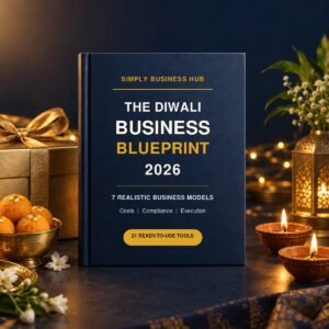 Diwali Business Blueprint 2026 featuring seven practical business models and 21 execution tools