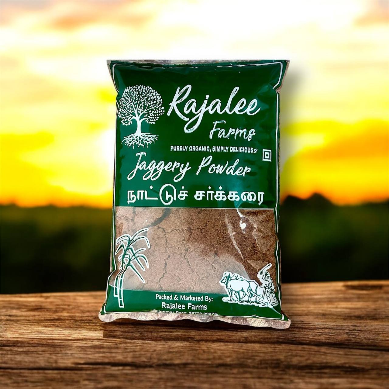 Rajalee Farms jaggery powder pack