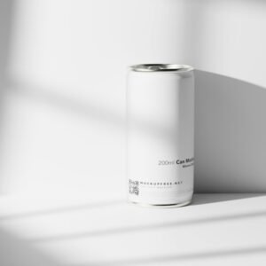 Conceptual blank aluminium beverage cans illustrating a relaxation drink business in India