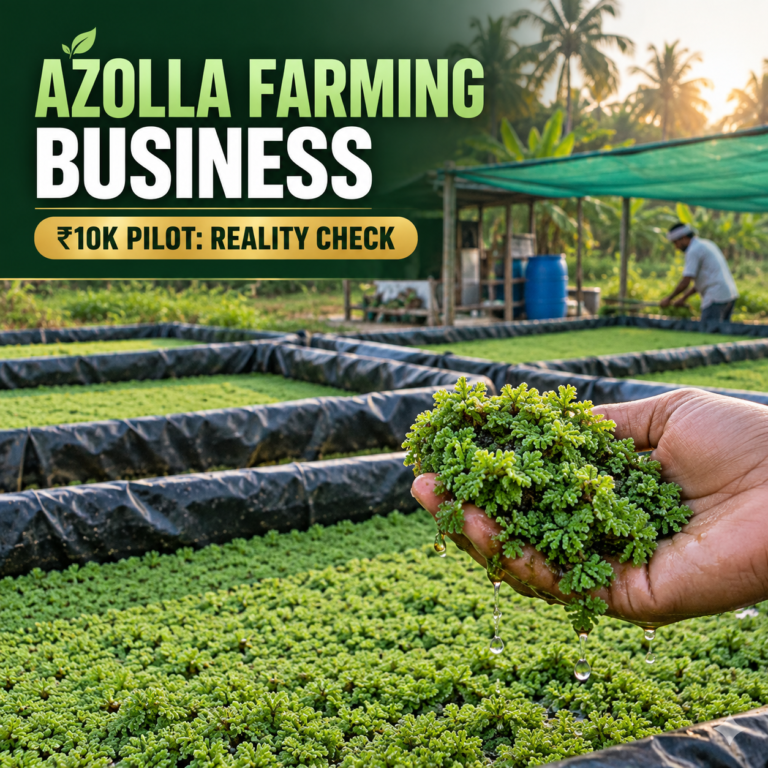 Azolla Farming Business in India: Investment, Process and Profit Reality